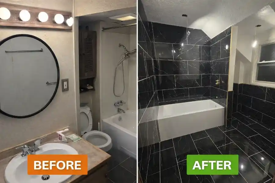 affordable bathroom remodeling in lake conre