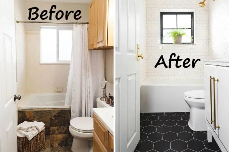 The Woodlands, TX bathroom remodeling before after & results