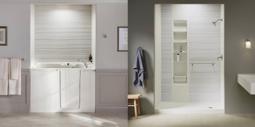 bathtub vs walk in shower comparison