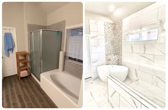 luxury bathroom renovatin in Shenandoah-TX