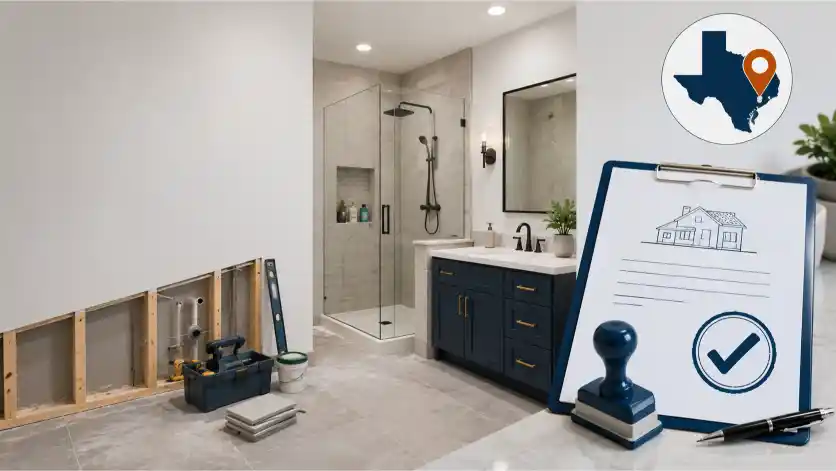 bathroom remodel permit conroe, tx guide